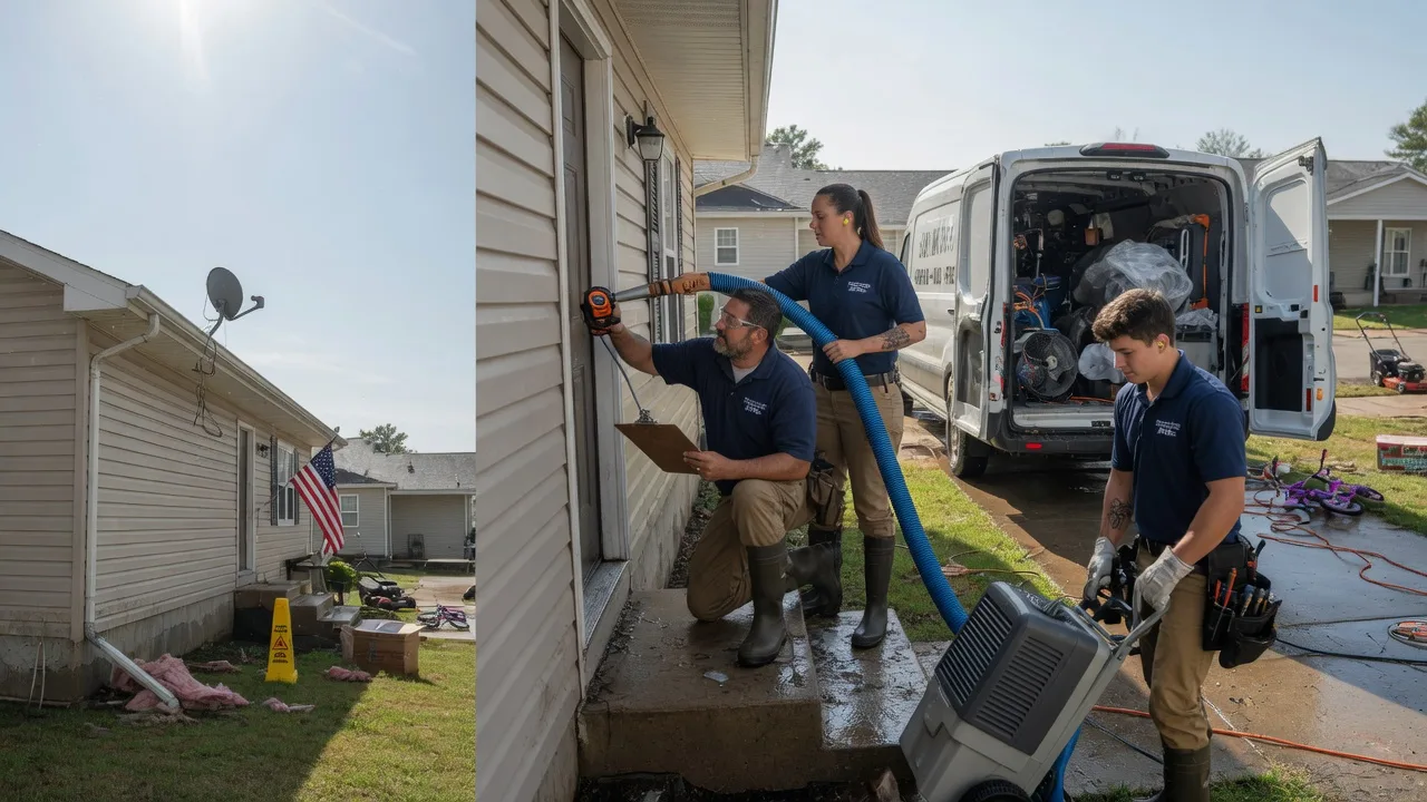 Ceiling Water Damage Restoration in Pleasant Garden, NC near me